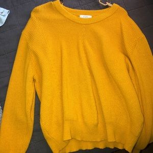 Yellow sweater